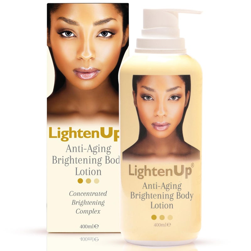 LightenUp AntiAging Body Lotion 400ml Brightening Body Lotion with Argan Oil and Shea Butter