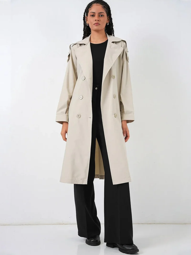 بيغ دارت BDART Long Double Breasted Trench Coat
