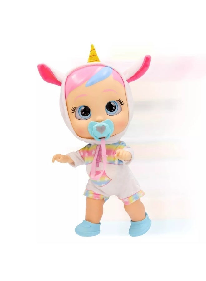 Cry Babies Dreamy Interactive Doll My First Steps With Sounds And LED Tears Walking Baby Doll Toy For Children - Image 2