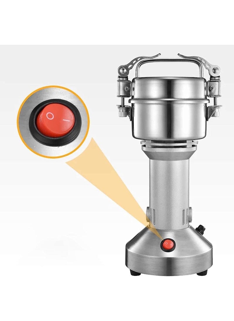Electric Grain Grinder, 200G Large Capacity , High Speed Food Processor with Overload Protection Function 1250W