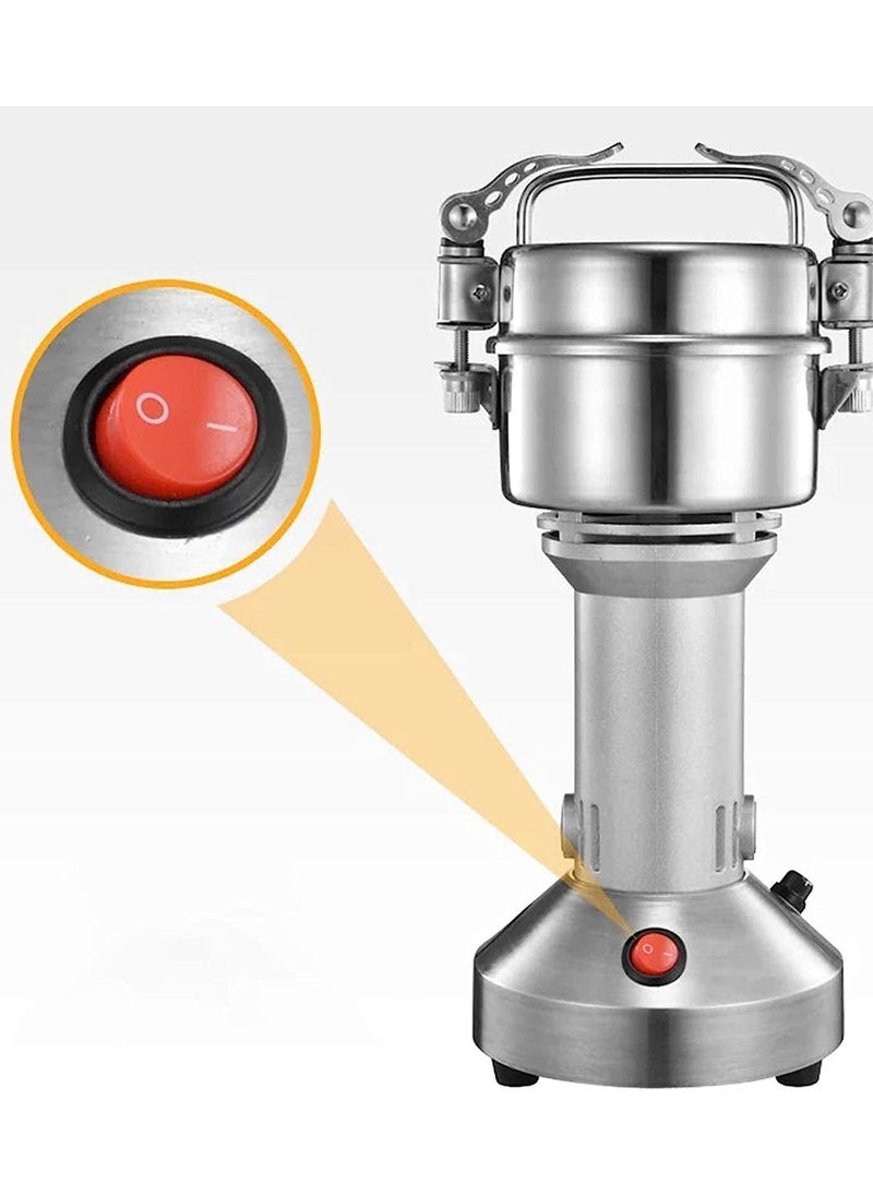 Electric Grain Grinder, 200G Large Capacity , High Speed Food Processor with Overload Protection Function 1250W