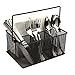 Mind Reader Storage Basket Organizer, Utensil Holder, Forks, Spoons, Knives, Napkins, Perfect for Desk Supplies, - Image 2