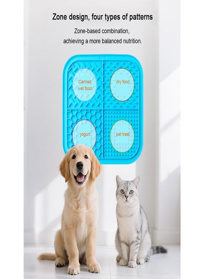 GOJOHO Lick Mat for Dogs & Cats 3 Pack with Suction Cups, Slow Feeder Bowls, Cat Lick Mat for Anxiety Relief, Dog Toys to Keep Them Busy, Enrichment Toys for Bathing, Cat Licking Pad for Boredom - Image 3