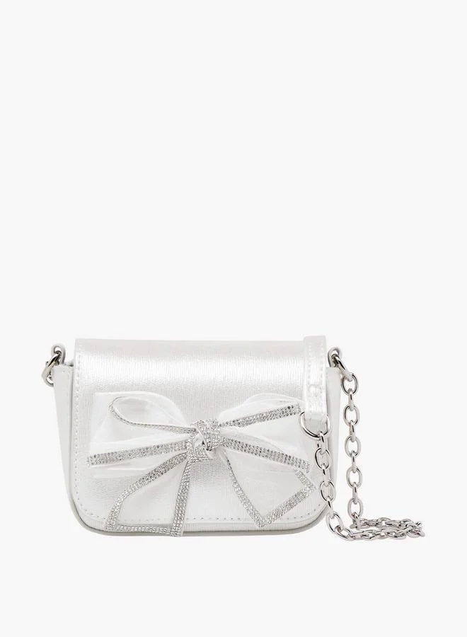سيليست Crossbody Bag with Embellished Bow Accent Ramadan Collection