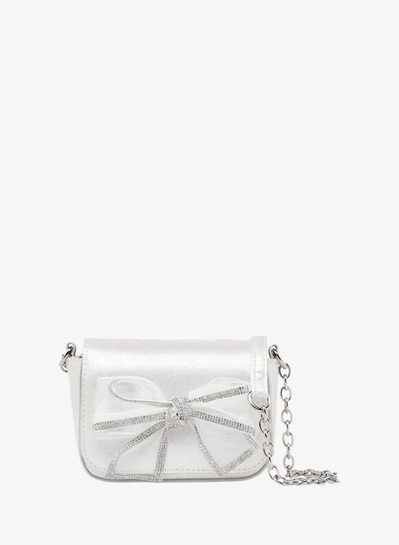 Celeste Crossbody Bag with Embellished Bow Accent Ramadan Collection