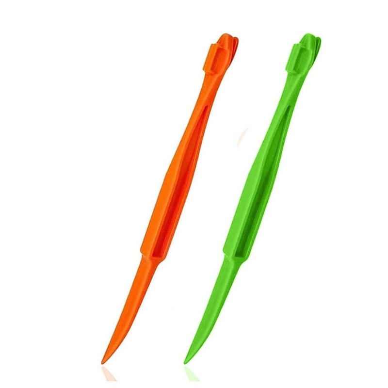 Ralleyfun Orange Peeler Tools Citrus Peel Cutter Easy Fruit Vegetable Slicer Lemon Opener Remover Fruit Tool Kitchen Utensils Gadgets (2PCS Dual) - Image 1