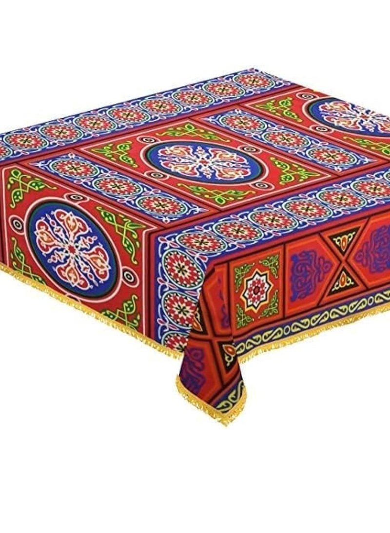 مفرش رمضان - خياميه - 150*160 سم+مغناطيس تلاجه - Image 2