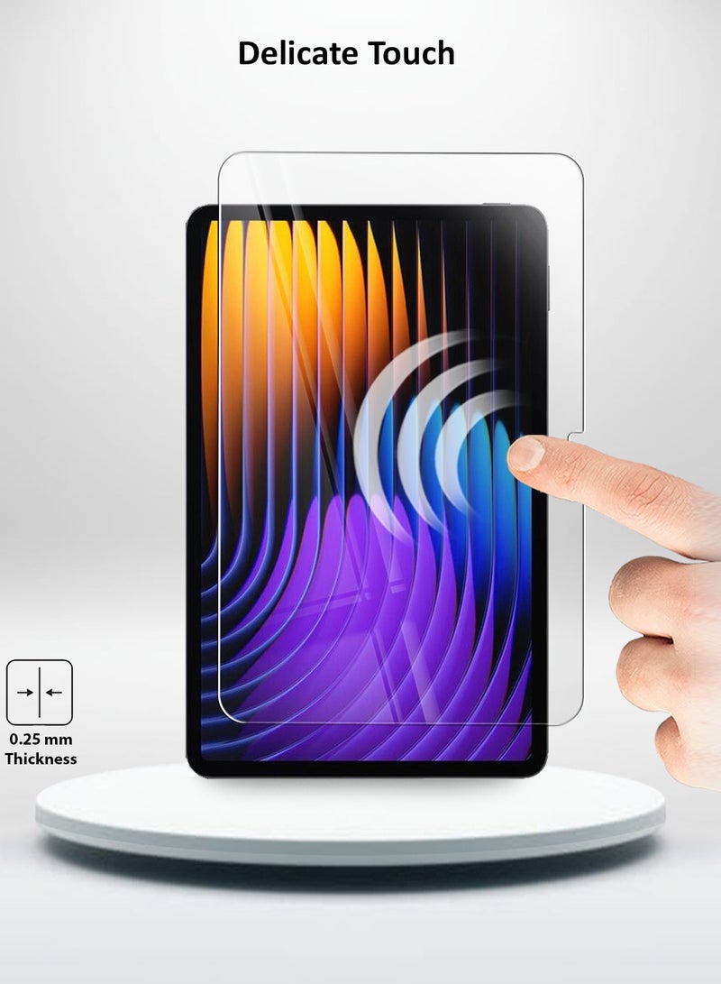 Techie Xiaomi Pad 7 / 7 Pro 11.2" 2025 Screen Protector – Full HD Tempered Glass Screen Protector for Xiaomi Pad 7 / 7 Pro 11.2" 2025 Anti Reflection, 9H Hardness 0.33 mm Rounded Edges Bubbles Free Easy Installation - Image 4