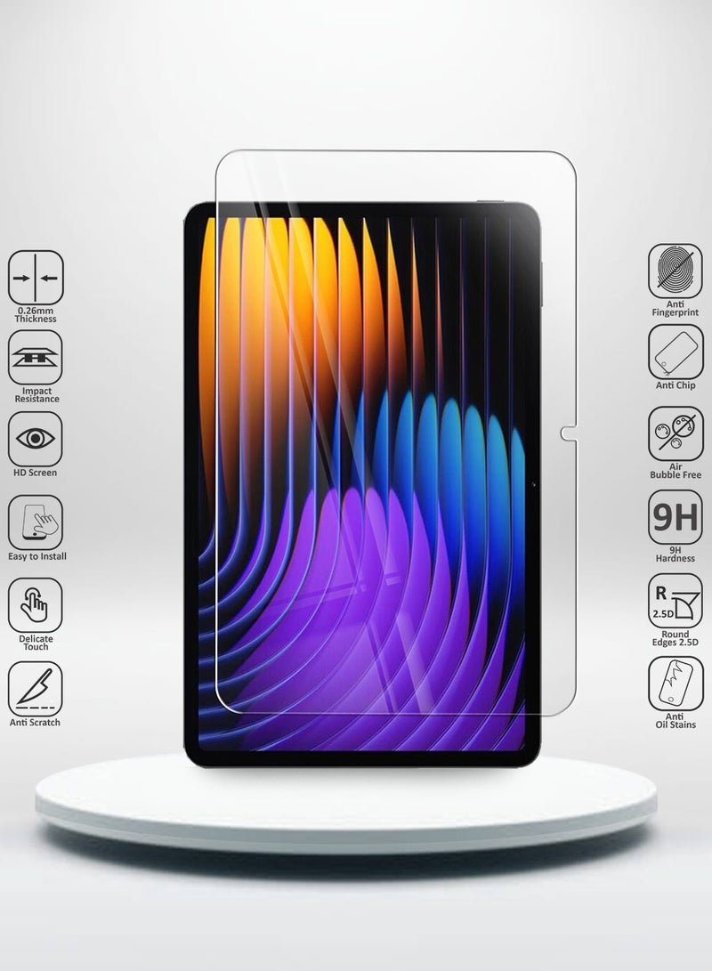 Techie Xiaomi Pad 7 / 7 Pro 11.2" 2025 Screen Protector – Full HD Tempered Glass Screen Protector for Xiaomi Pad 7 / 7 Pro 11.2" 2025 Anti Reflection, 9H Hardness 0.33 mm Rounded Edges Bubbles Free Easy Installation - Image 2
