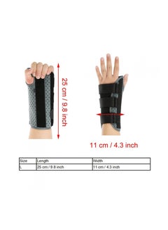 Y&D 1PCS Wrist Support Splint Brace, Adjustable Hand Protection Breathable Protective Belt Carpal Tunnel Aid Orthosis Fixation Correction Device for Joint Sprain & Correction(l-Left)  - Image 4