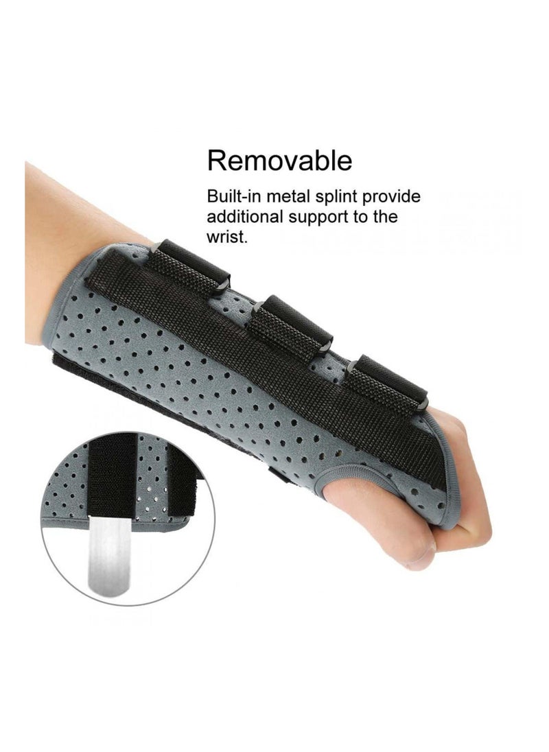 Y&D - 1PCS Wrist Support Splint Brace, Adjustable Hand Protection Breathable Protective Belt Carpal Tunnel Aid Orthosis Fixation Correction Device for Joint Sprain & Correction(l-Left) - Image 1