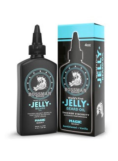 Beard Oil Jelly (4Oz) - Beard Growth Softener, Moisturizer Lotion Gel With Natural Ingredients - Beard Growing Product (Magic Scent)