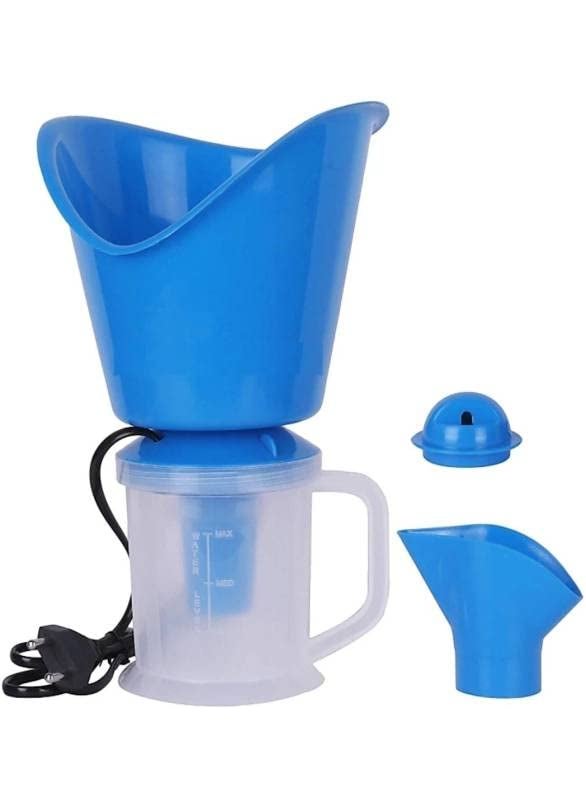 ImegaZ ImegaZ 3 In 1 Steam Vaporizer Nose Steamer Cough Steamer Nozzle Inhaler Nose vaporizer machine for cold cough Blue  - Image 5