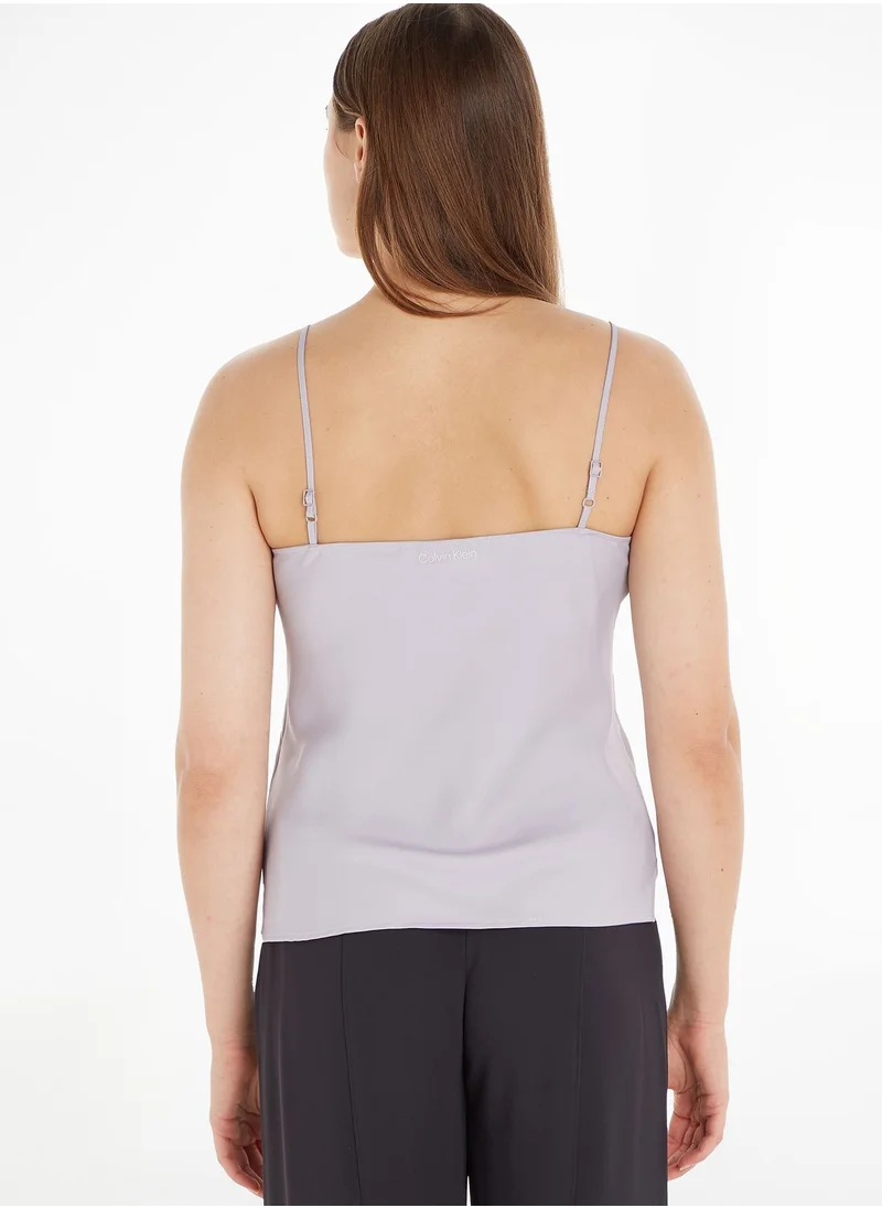 CALVIN KLEIN Strappy Knitted Cami Top