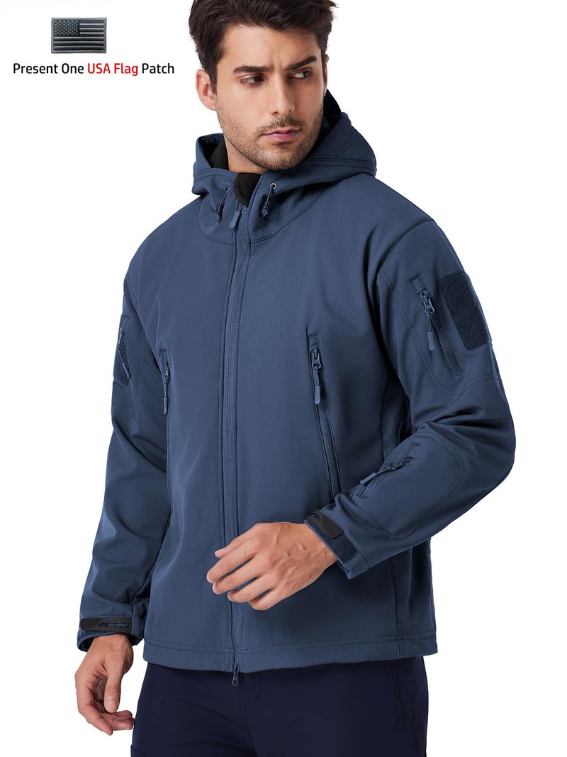 ReFire Gear Men's Army Special Ops Military Tactical Jacket Softshell Fleece Hooded Outdoor Coat - Image 4