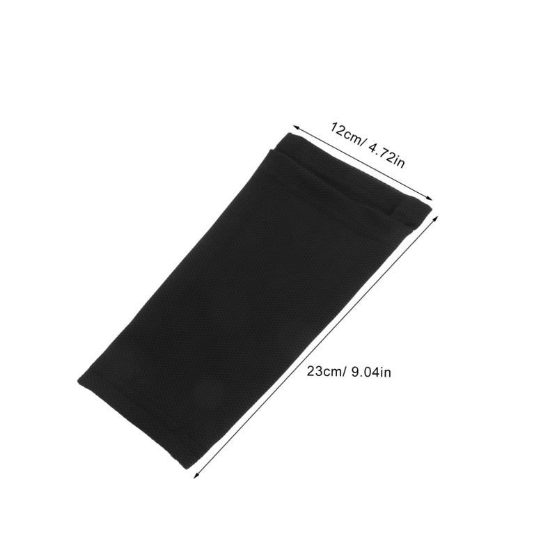 2 Pairs Football Shin Guard Sleeves Compression Fit Breathable Shin Pad Holders for Beginners - Image 3