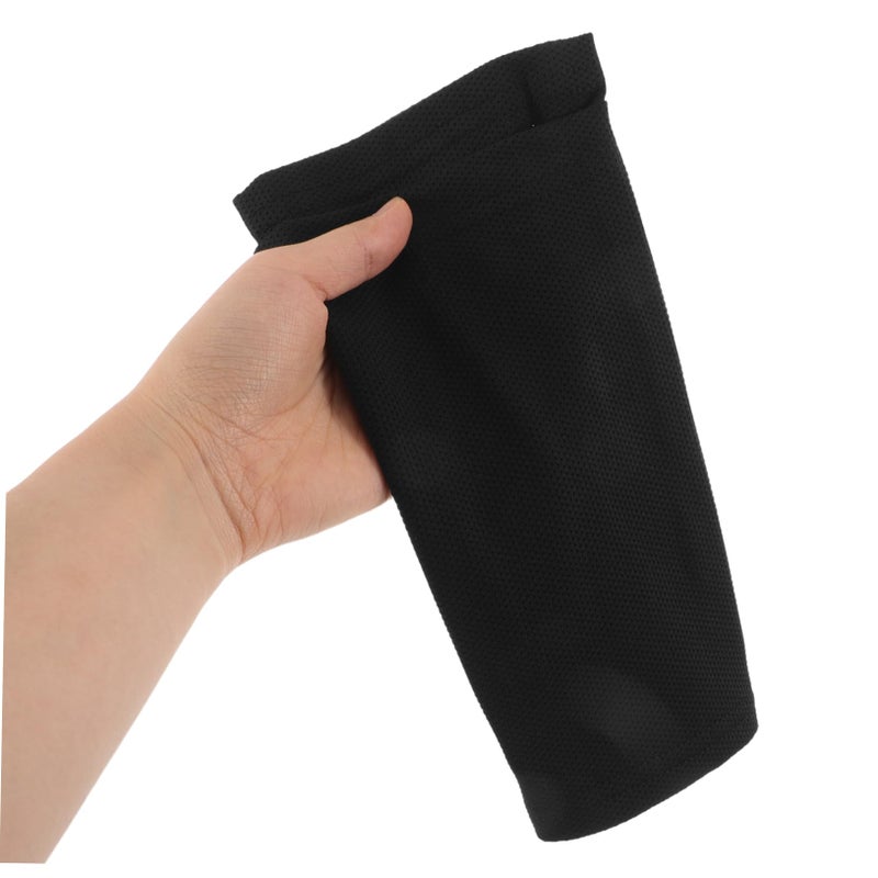 2 Pairs Football Shin Guard Sleeves Compression Fit Breathable Shin Pad Holders for Beginners - Image 5