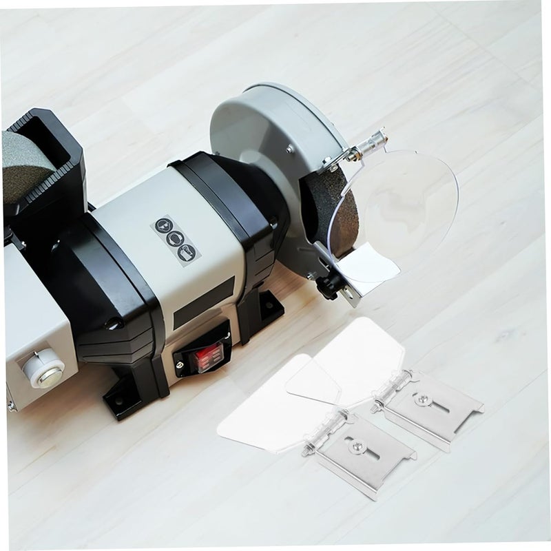 1pair Bench Replacement Guards for Bench Grinders Easy Installation Compatible Models High Hardness Non-deformable Safety for Grinding Tasks - Image 5