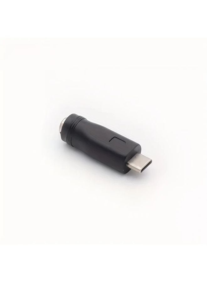 1pc DC 5.5mm Male To Type C Female Adapter Uncharged Power Mode No Battery Required - Image 1