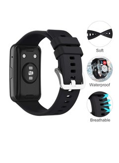 Generic Compatible Bracelet for Huawei Watch Fit Replacement Straps for Women Men Sport Strap Accessories Silicone Band (No Watch)  - Image 2
