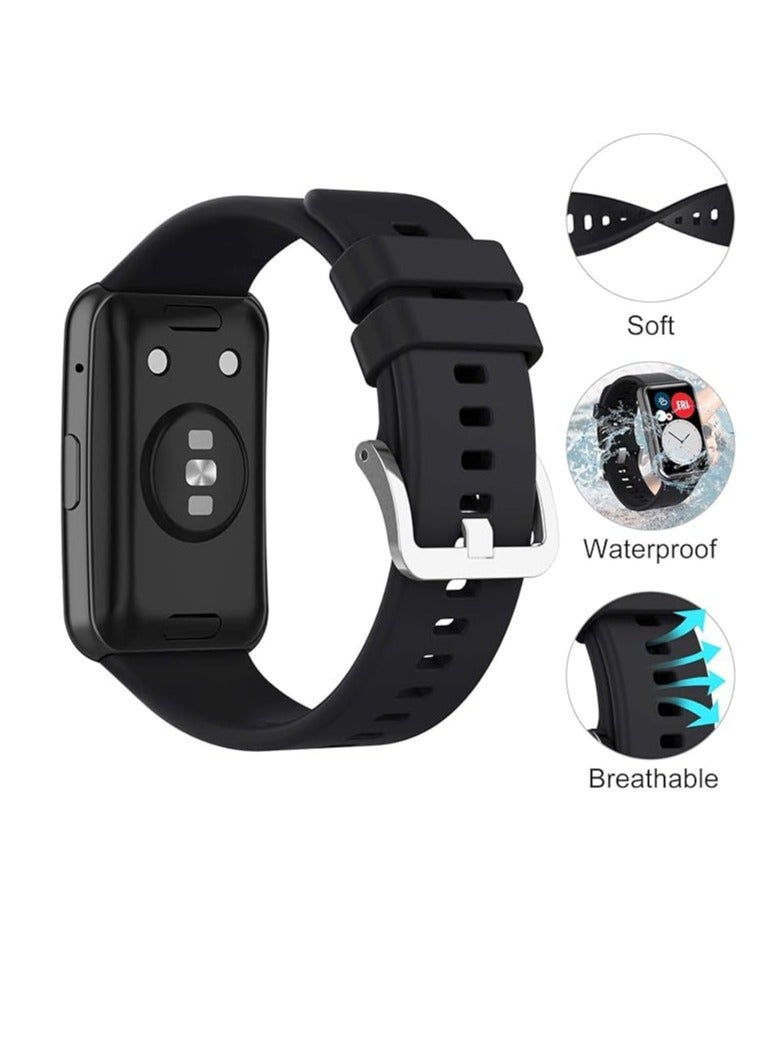 Compatible Bracelet for Huawei Watch Fit Replacement Straps for Women Men Sport Strap Accessories Silicone Band (No Watch)  - Image 2