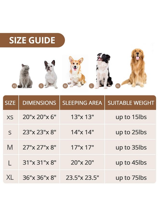 جولي فوغ سرير جولي فوغ المهدئ للكلاب والقطط الصغيرة، مضاد للقلق، سرير دائري ناعم مريح مع قاعدة مضادة للانزلاق، وسائد من الفرو الصناعي الناعم للكلاب الصغيرة والمتوسطة (20 بوصة) - Image 5