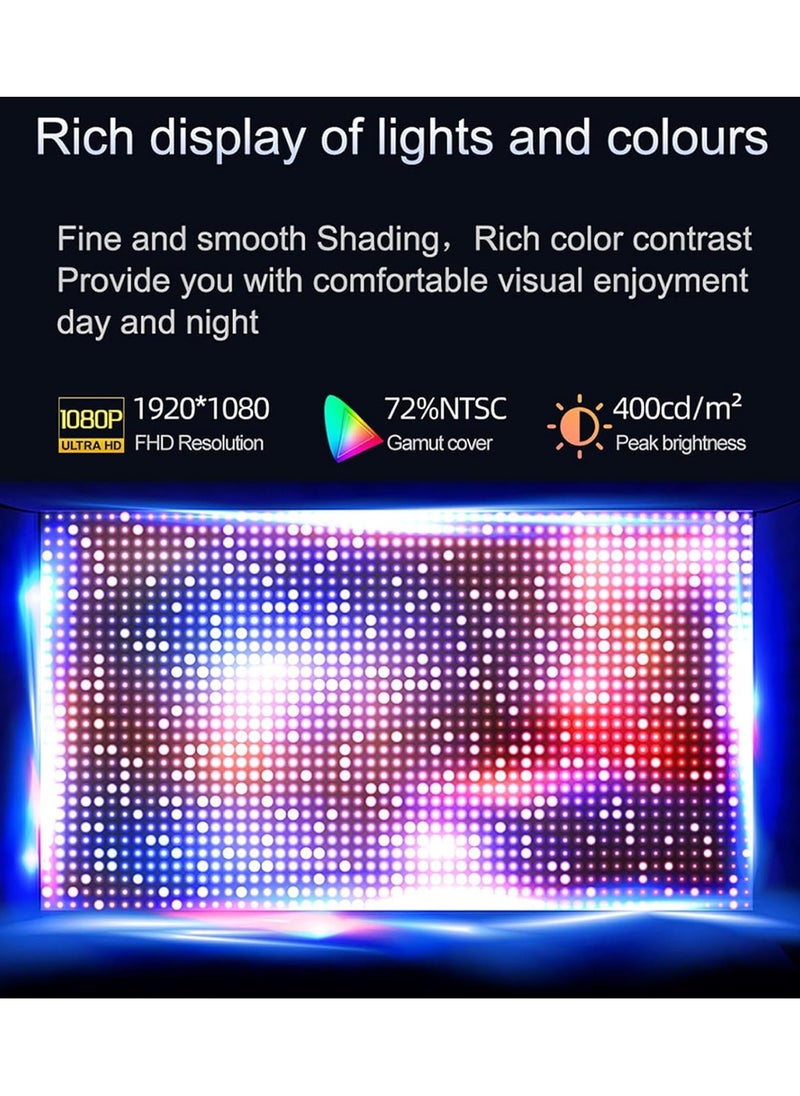16" 1080p Portable Gaming Monitor - Slim Lightweight Dual USB C HDMI Display With Speakers for Laptop, Mac PC, Phone, PS4/5, Xbox, Switch