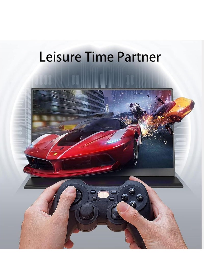 16" 1080p Portable Gaming Monitor - Slim Lightweight Dual USB C HDMI Display With Speakers for Laptop, Mac PC, Phone, PS4/5, Xbox, Switch