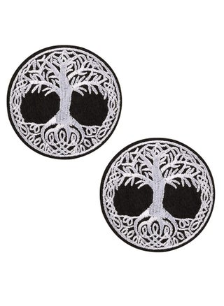 Tree of Life Embroidered Iron-On Patches for DIY Projects, Perfect for Clothing, Hats, and Jeans - Set of 2 - pzsku/Z8AD9EE3025880EF7B0CFZ/45/_/1722321809/0dba39c4-7bfb-4be6-be36-c3132c0b1431