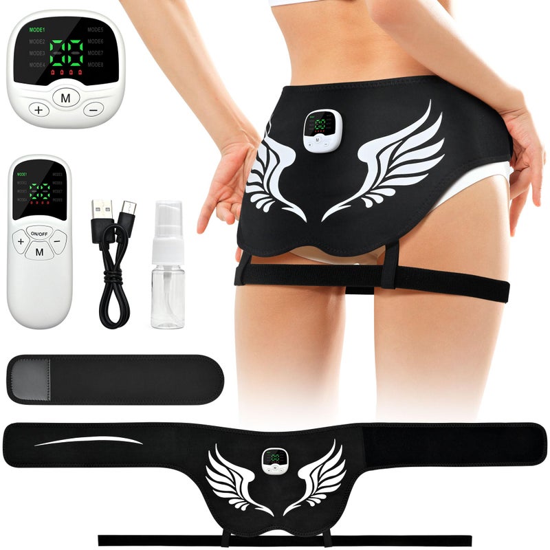KMJNUH Hip and Abdominal Fitness Belt Adjustable Workout Trainer for Home Exercise Model AST301 - Image 2