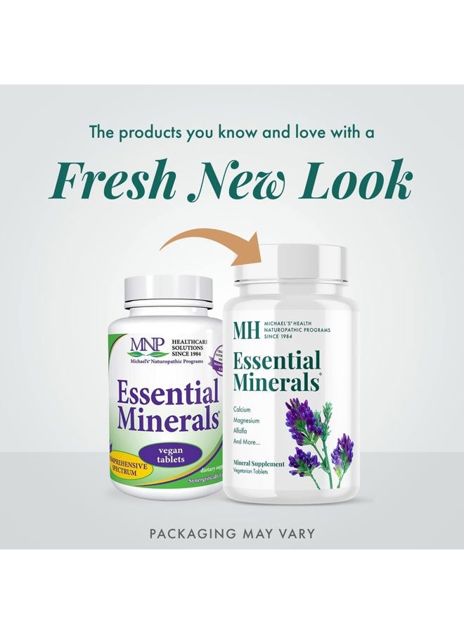 Michael's Naturopathic Programs Essential Minerals - 240 Vegan Tablets - Supports Nerve Communication & Proper Functioning of Muscles - Vegetarian, Kosher - 60 Servings - Image 3