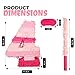 Birchio Pinks Number 4 Pinatas Bundle with a Blindfold and Bat161 x 116 x 4 Inches Perfect for Boys and Girls Birthday Party Supplies Pink Theme Birthday Decoration Pink Number 4 - Image 4