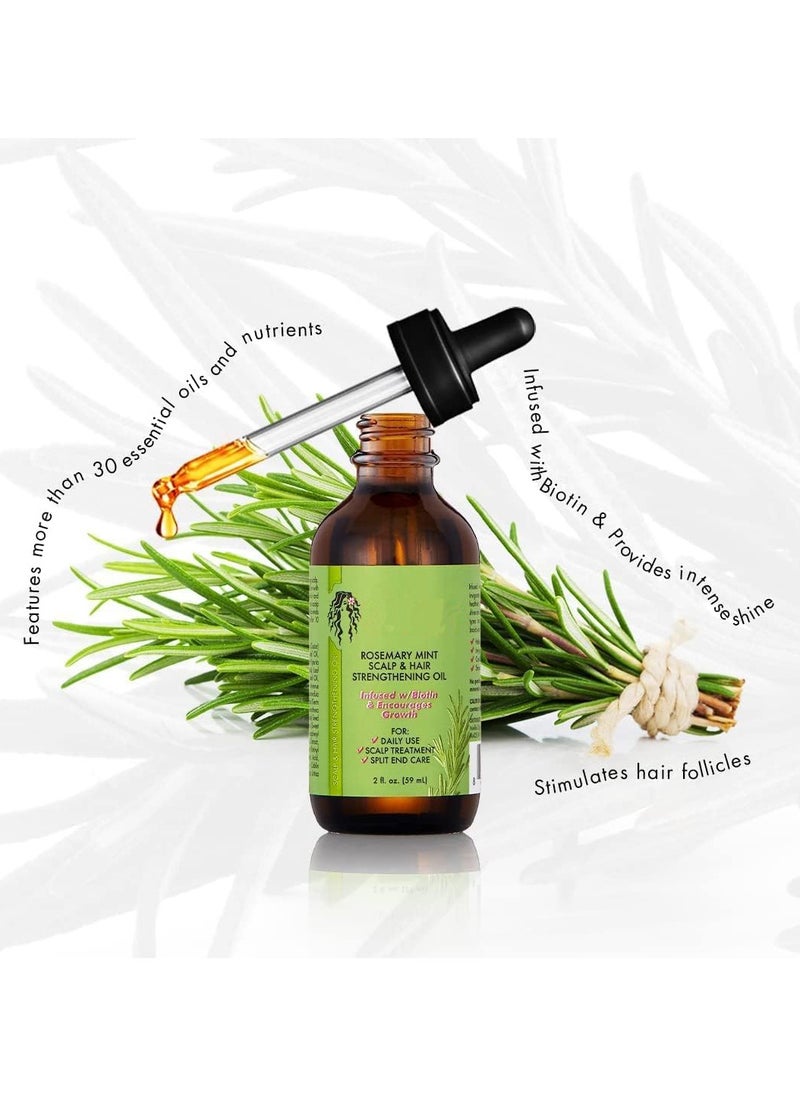 DubaiGallery - Rosemary Hair Growth Essential Oil Anti Hair Loss Fast Regrowth Essence Aromatherapy Repair Damaged Frizzy30ml - Image 1
