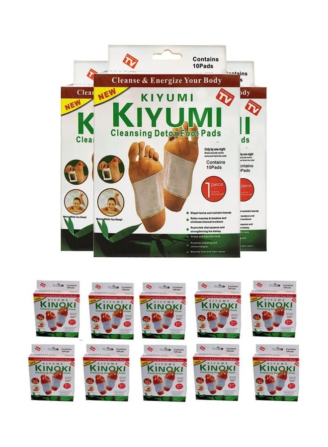 Kinoki 10 Box Cleansing Detox Foot Pads - Image 1