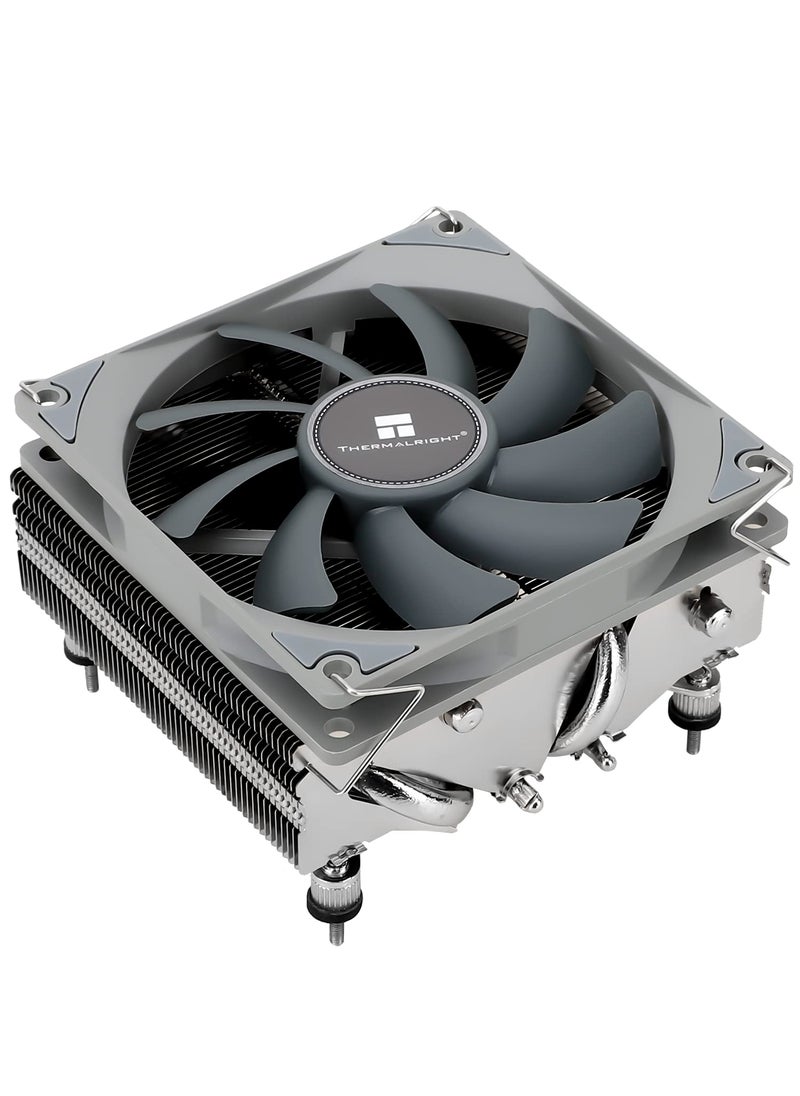 Thermalright Thermalright AXP-90 X53 Low Profile CPU Air Cooler with Quite 90mm TL-9015 PWM Fan, 4 Heat Pipes, 53mm Height, for AMD AM4/Intel LGA 1150/1151/1155/1156/1200 (AXP-90 X53)  - Image 1