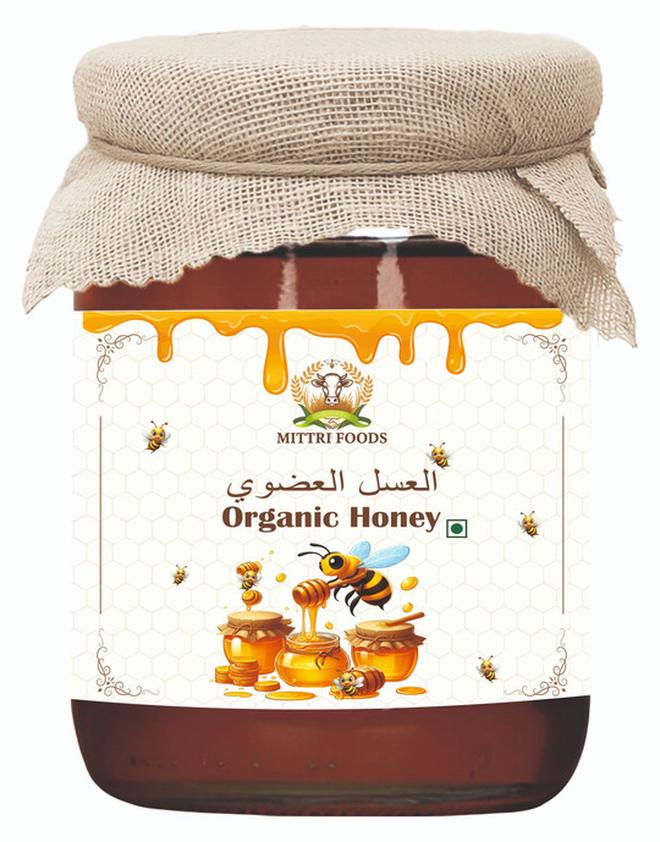 MITTRI FOODS Himalayan Forests Raw Honey 600 gm | Organic | Pure and Natural | 100% Ayurvedic | Raw and Unprocessed | Good for Heart Health - Image 1
