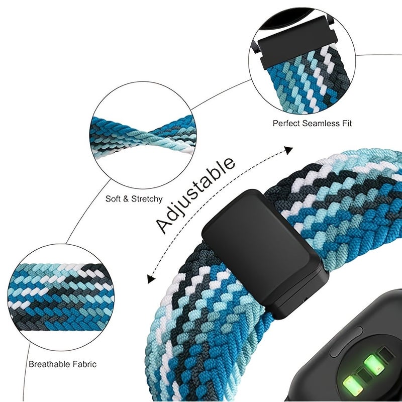 Magnetic Bands 18mm Mixed Color 3 Compatible with Samsung Galaxy Watch 4 5 6 7 Classic Garmin Vivoactive - Image 3