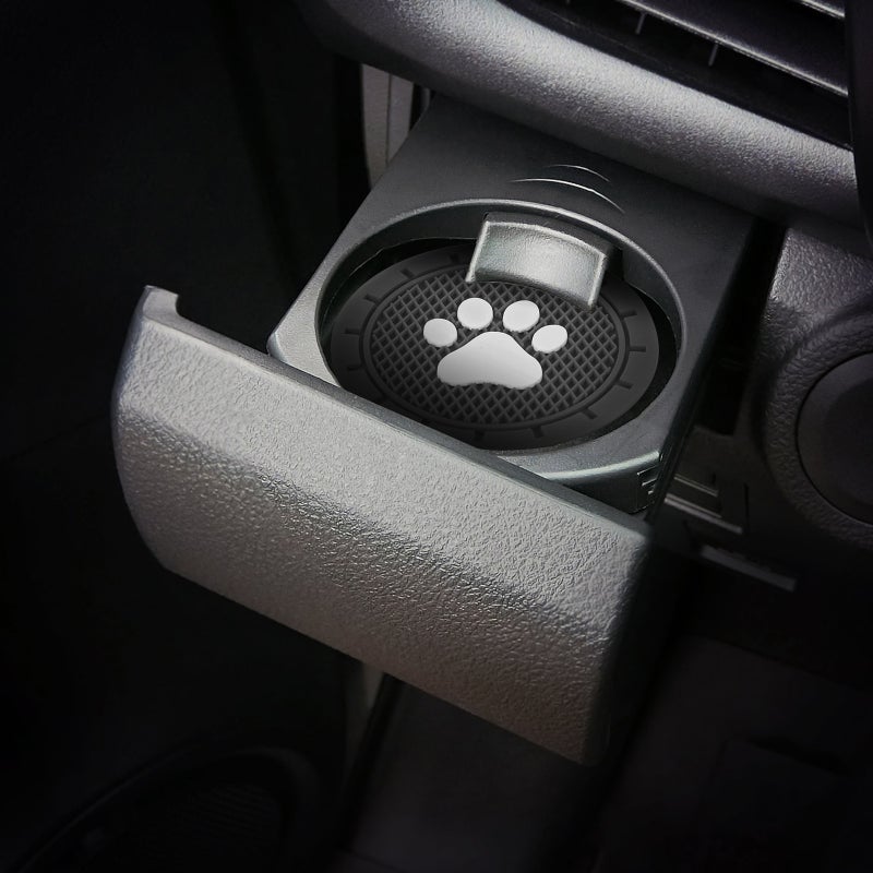 4pcs PVC Paw Car Auto Insert Car Interior Car Cup Holder - Image 5