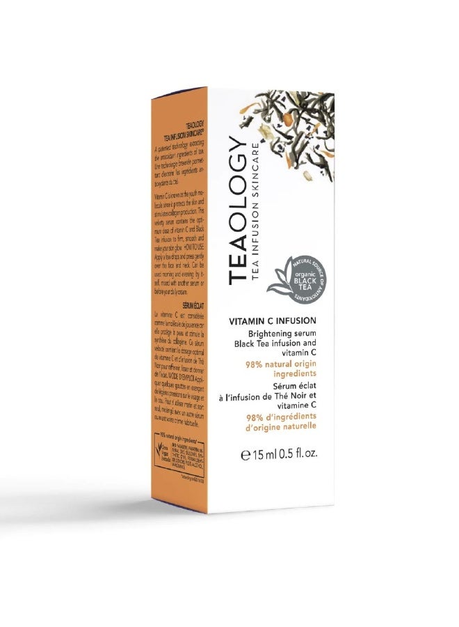 تيولوجي سيروم تفتيح البشرة بفيتامين سي من تيولوجي مع خلاصة الشاي الأسود 15 مل - Image 2
