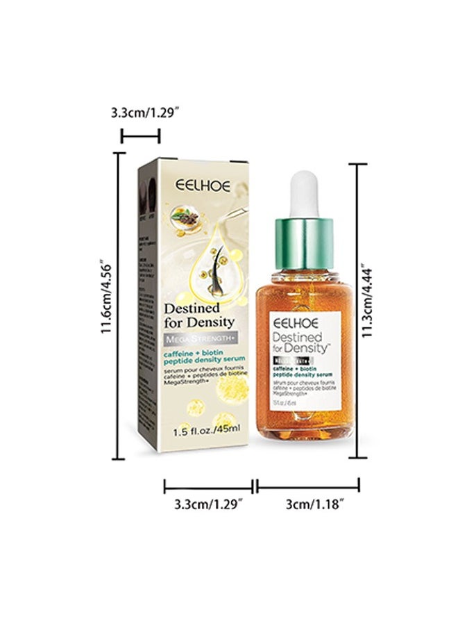 EELHOE - Destined For Density - Hair Growth Serum, Biotin Hair Regrowth Oil Prevent Hair Loss And Helps Hair Thicker, Stronger, Longer Hair Treatment Men And Women 45ML - Image 1