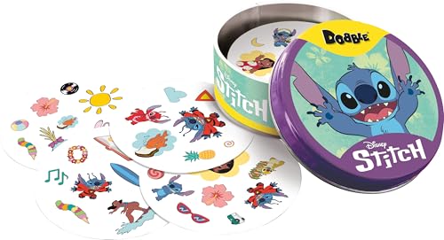 Asmodee Dobble Disney Lilo and Stitch Family Card Game Ages 6 28 Players 15 Minutes Playing Time - Image 5