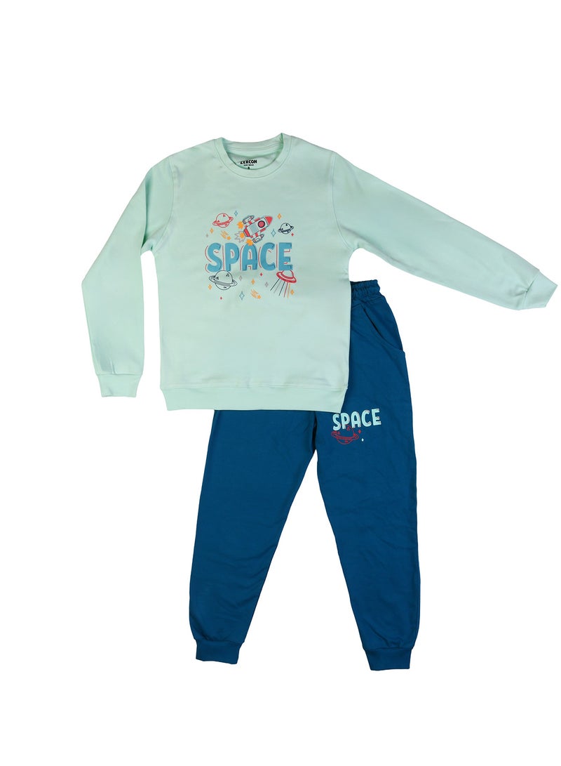 زيركون بيجامة ولادي خريفي - 3105 - Image 1