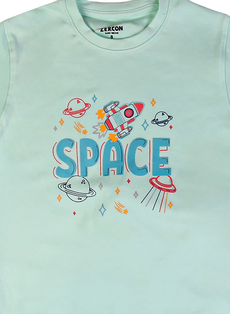 زيركون بيجامة ولادي خريفي - 3105 - Image 2