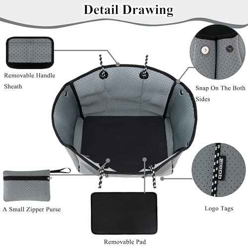 QOGiR Multipurpose Gym Beach Bag - Light Weight, Large, Sports (Grey, X-Large) … - Image 5
