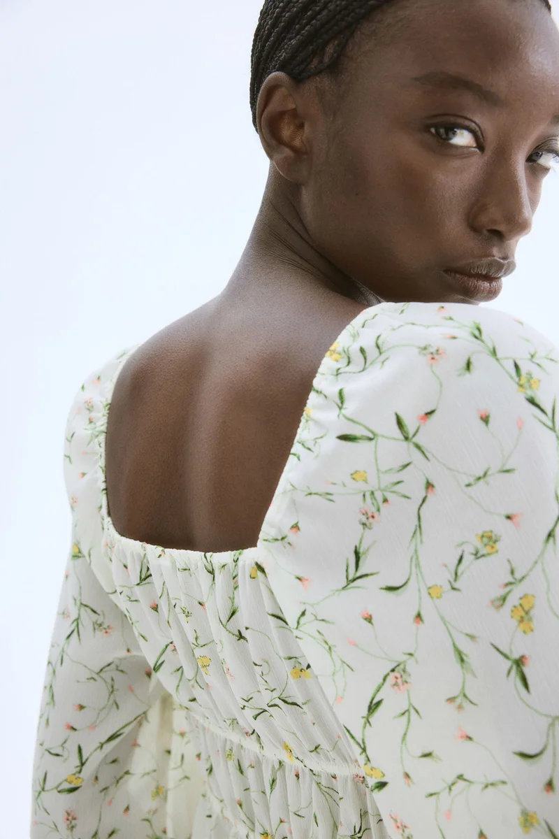 اتش اند ام Crinkled blouse