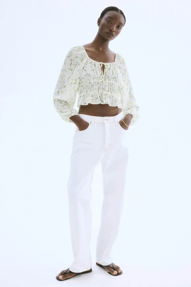 H&M Crinkled blouse