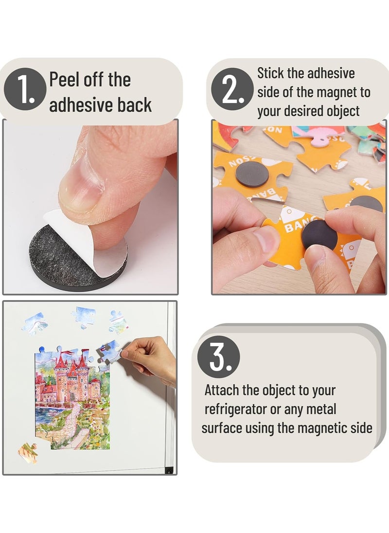 Self Adhesive Magnet Dots, 120 Pcs, Magnets for Crafts, Magnets with Adhesive Backing, Magnetic Tape, Circle Magnets, Magnet Stickers, Adhesive Magnets, Craft Magnets, Magnet Tape