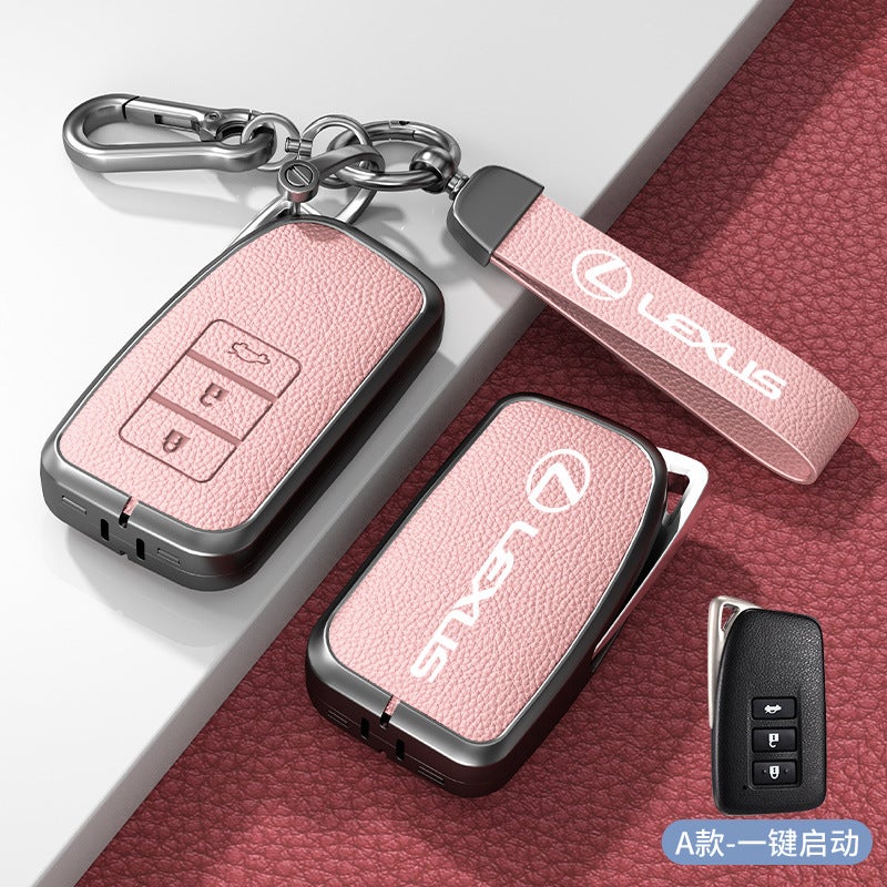 LEXUS Luxury Zinc Alloy Key Case for Lexus Models - Compatible with ES200, ES300H, RX300, RX350H, NX260, and more - Image 1