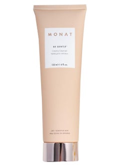 monat MONAT Be Gentle Creamy Cleanser -Gentle Facial Cleanser Cleanses Impurities w/out Stripping the Skin. Creamy Face Wash Gentle Cleanser. Face Moisturizer Hydrating Cleanser -Net Wt. 120 ml / 4.0 fl. Oz  - Image 1