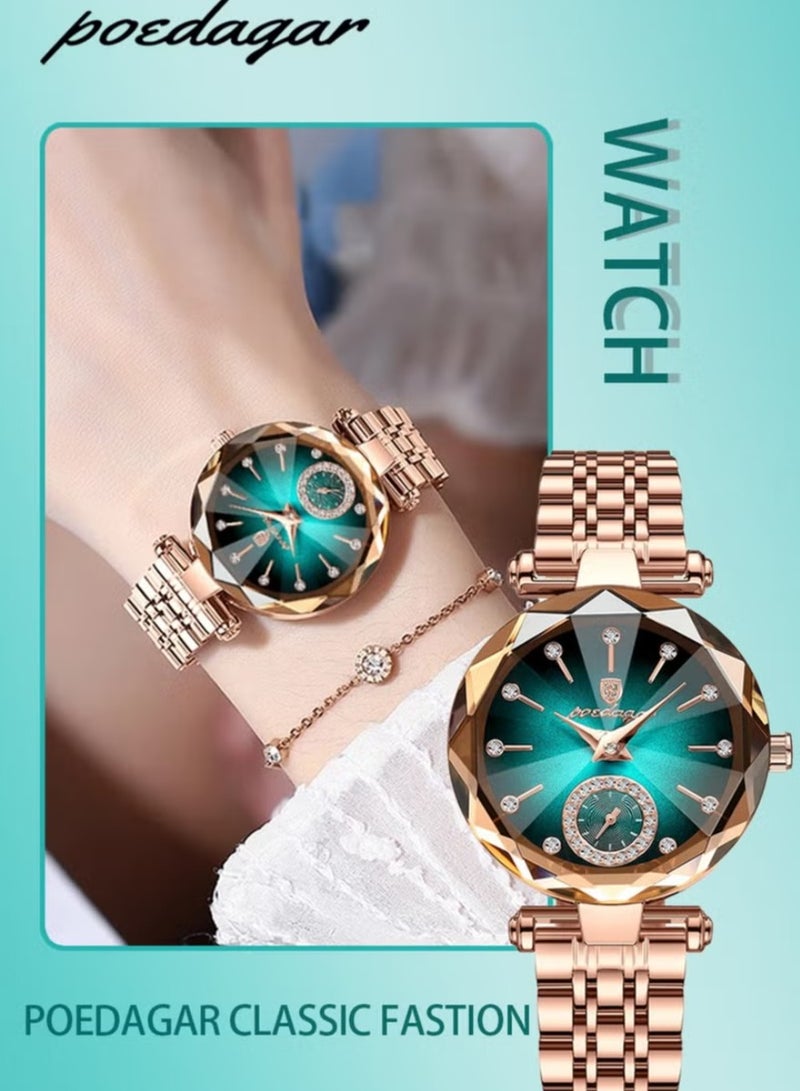 پوداجار مقاومة للماء النساء ساعة الكوارتز، النساء ساعات المعصم - Image 1